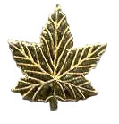 Maple Leaf 6-1032G w/ screw post (pair)
