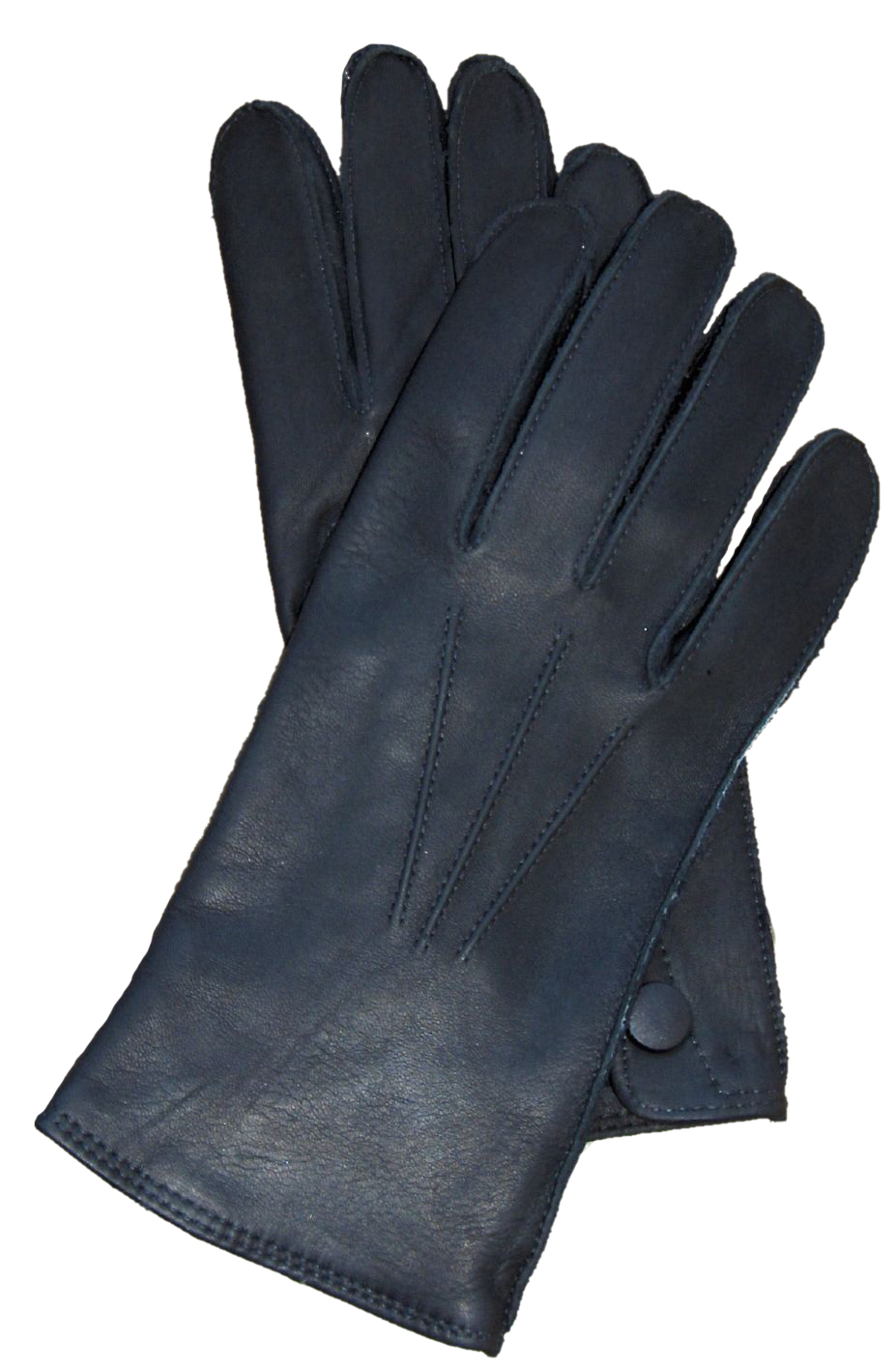 Black Leather Dress Gloves, Unlined