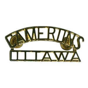THE CAMERON HIGHLANDERS OF OTTAWA (DUKE OF EDINBURGH'S OWN) SHOULDER TITLES