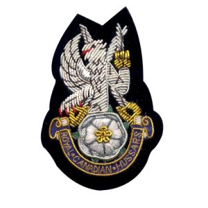 Royal Canadian Hussars Blazer Crest