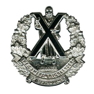 The Cameron Highlanders of Ottawa Cap Badge