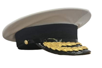 CAP RCN Removable Cotton Top White Flag Officer