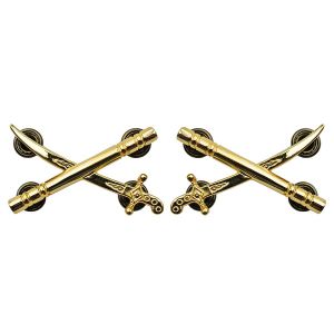 Crossed Sword & Baton (pair)