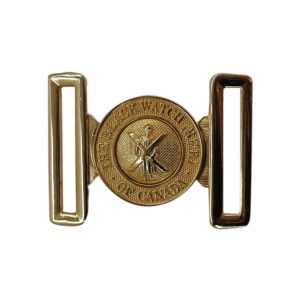 THE BLACK WATCH (RHR) OF CANADA INTERLOCKING BUCKLE