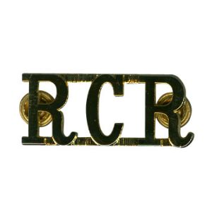THE ROYAL CANADIAN REGIMENT SHOULDER TITLES