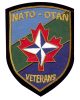 Écusson brodé pour l'organisation canadienne des vétérans de l'OTAN