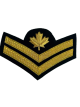Master Corporal Cloth Rank Badge Braid Black