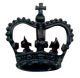 Black 6-1038 Rank Crown w/ screw post (pair)
