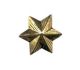 6-Pointed Star 6-1045G w/ metal tabs (pair)