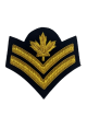 Master Corporal Cloth Rank Badge Embroidered Black