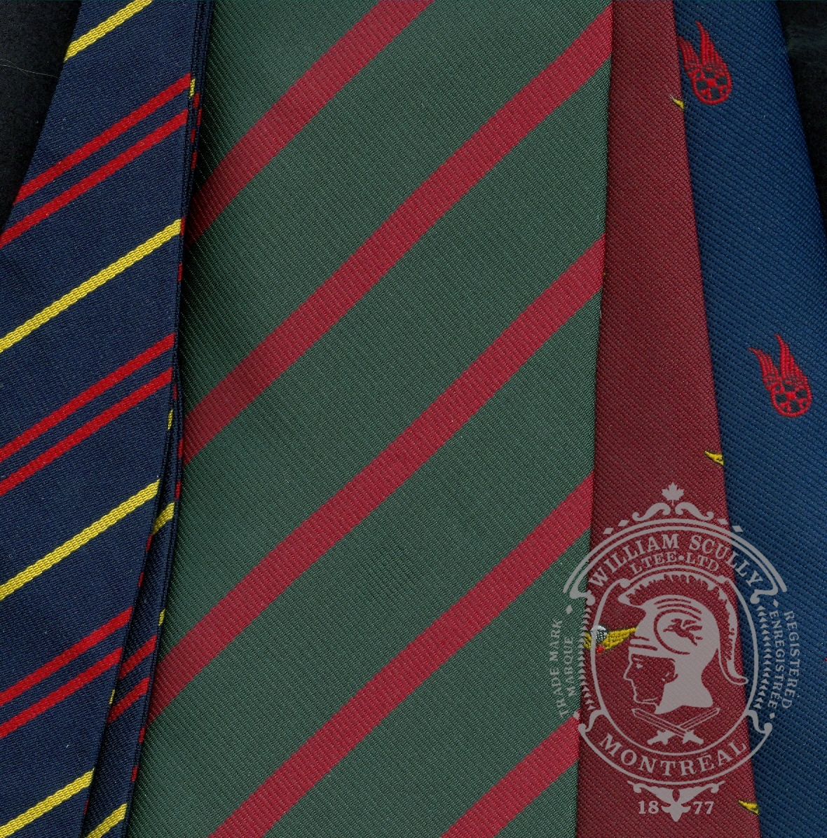 military regimental ties