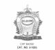 9-1005 Municipal Fire Department Cap Badge
