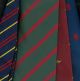 Cravates régimentales en polyester