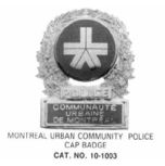 10-1003 Quebec Municipal Police Badge