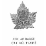 Police Collar Badge