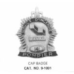 9-1001 Custom Municipal Fire Department Badge
