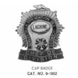 9-1002 City Fire Department Cap Badge