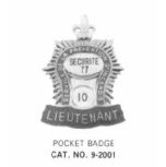 9-2001 Fire Department Pocket Badge