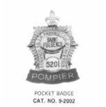 Custom Firefighter Pocket Badge
