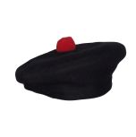 Beret Balmoral with red torrie (Black Watch)