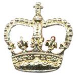 Gold 6-1000 Rank Crown w/ push pins (pair)