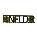 ROYAL NEWFOUNDLAND REGIMENT SHOULDER TITLES 