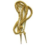 Synthetic Gold Aiguillette