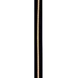 Galon CAFC avec 1 barre doré (mtr)