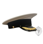 CAP RCN Removable Cotton Top White Senior Officer