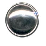Plain Dome and Rim Military Button