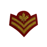 Master Corporal Cloth Rank Badge Embroidered Red