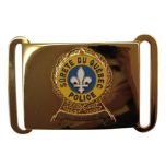 SÛRETÉ DU QUÉBEC CEREMONIAL BUCKLE