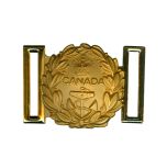 Royal Canadian Navy Sword Belt Buckle, Traditional