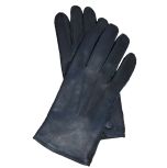 Black Leather Dress Gloves, Unlined