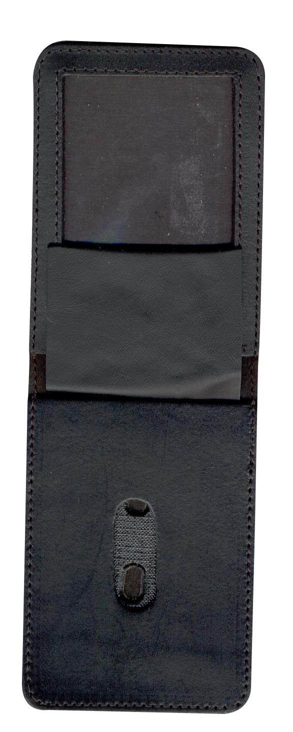 Leather Badge Case (Vertical flip)
