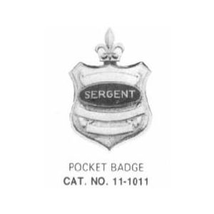 11-1011 Police Wallet Badge