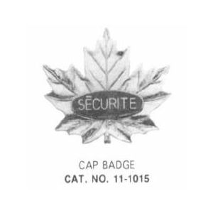 Standard Canadian Security Cap Badge