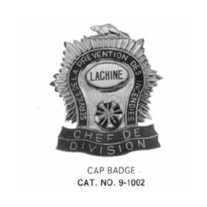 9-1002 City Fire Department Cap Badge