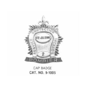 Insigne de képi pompier sur mesure