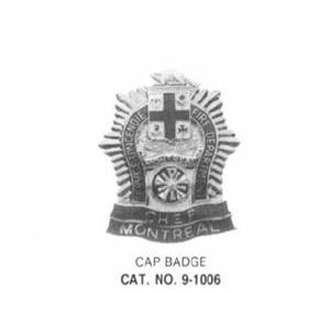 9-1006 Municipal Fire Officer Cap Badge