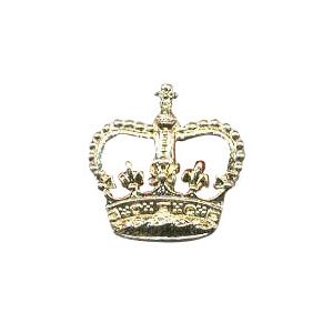 Gold 6-1000 Rank Crown w/ push pins (pair)