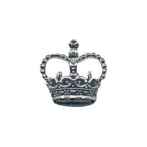 Silver 6-1014S Rank Crown w/ eyelets (pair)
