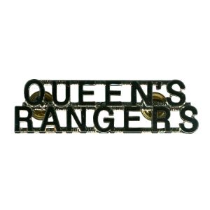 THE QUEEN'S YORK RANGERS REGIMENT SHOULDER TITLES