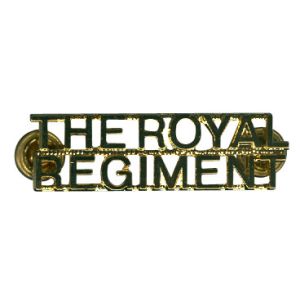THE ROYAL REGIMENT OF CANADA SHOULDER TITLES