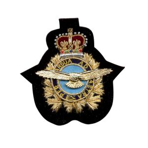 Air Ops Embroidered & Metal Cap Badge