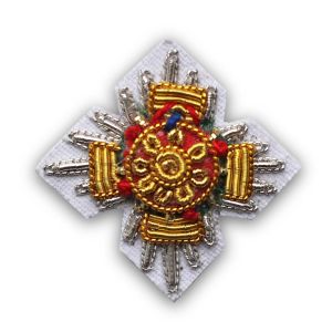 Embroidered Black Watch Pip (pair)