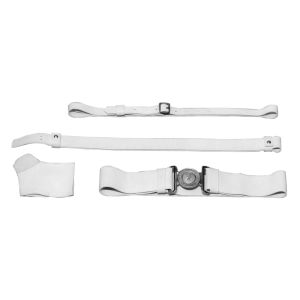 CF White Ceremonial Leather Belt