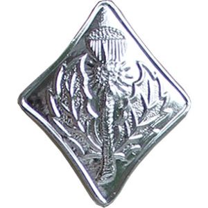 Bouton chardon en forme diamant