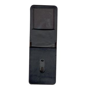 Leather Badge Case (Vertical flip)