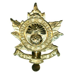 Les Fusiliers de Sherbrooke Cap Badge